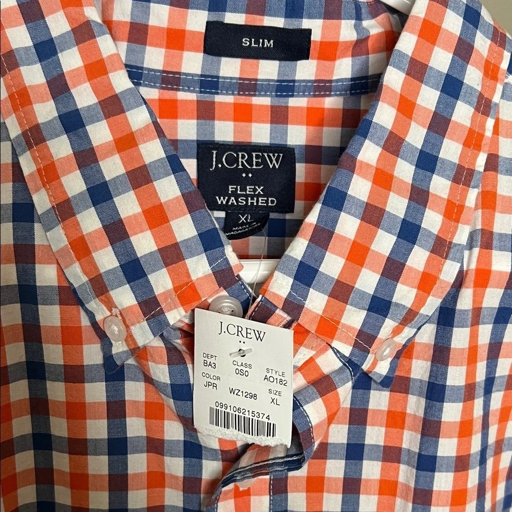J. Crew bold plaid
